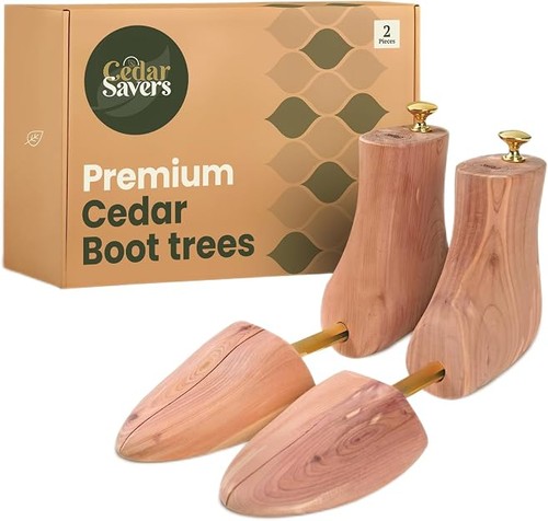 Cedar boot tree for - cedar,